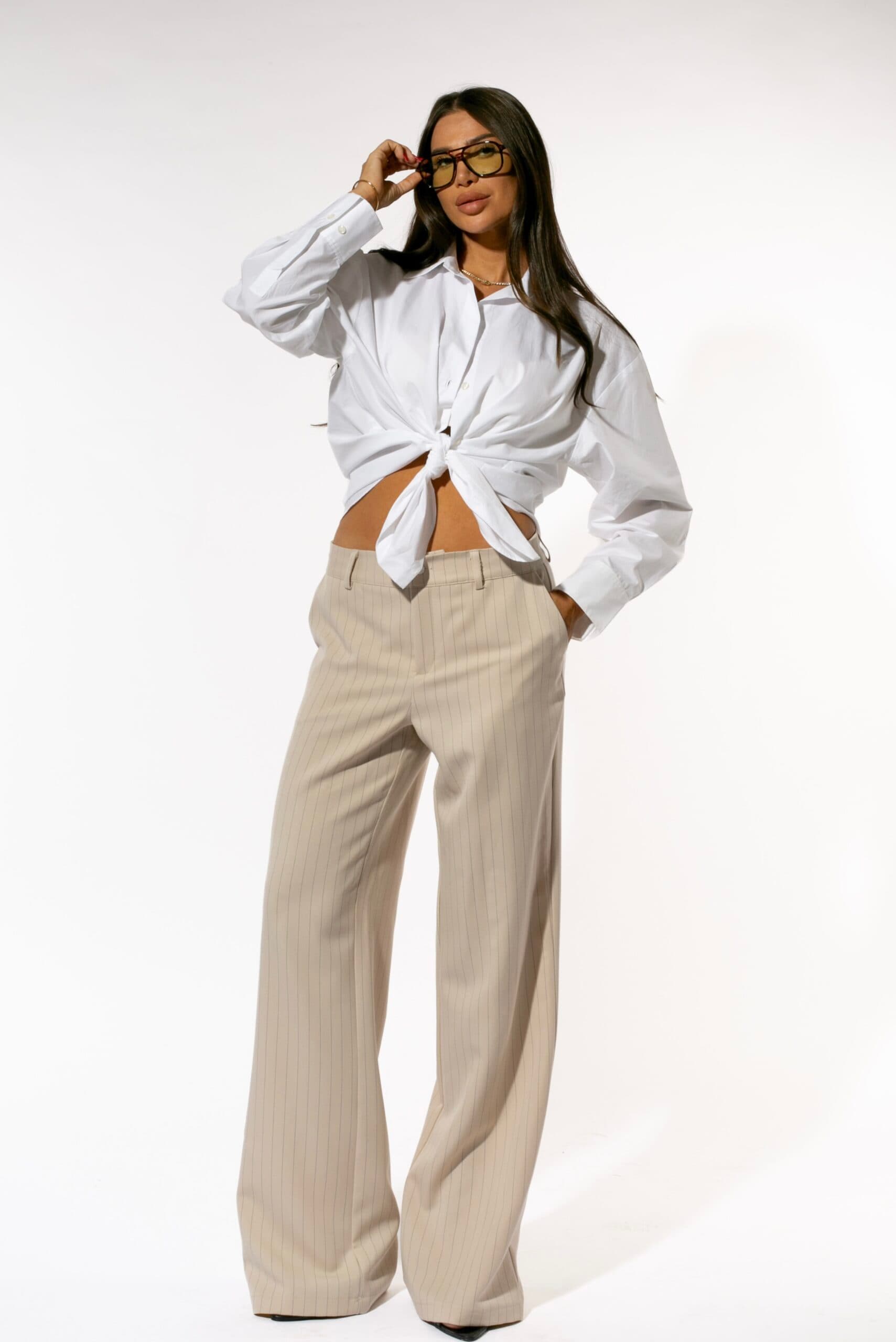 Pantalon Office Nude