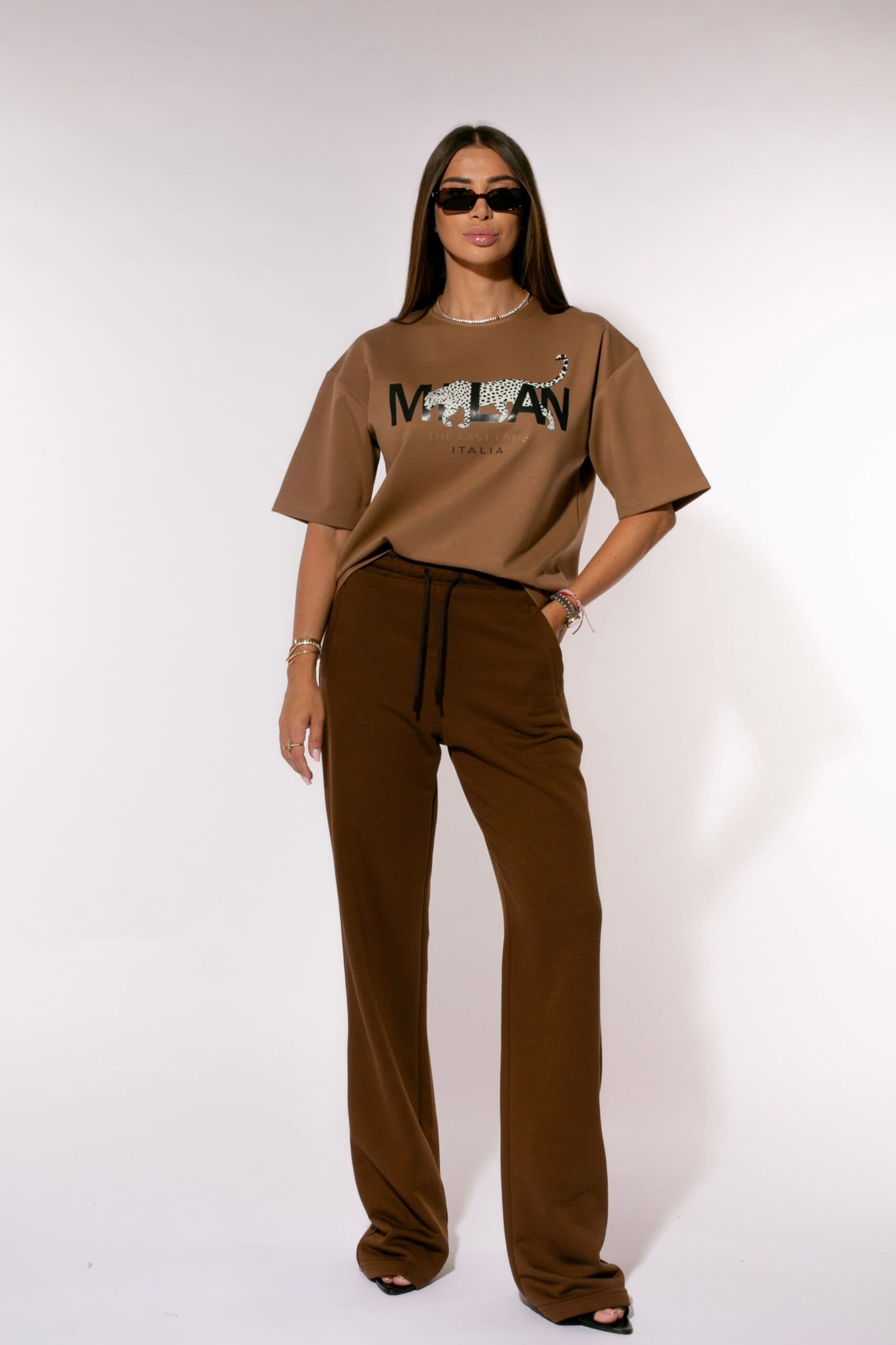 Pantalon Casual Camel