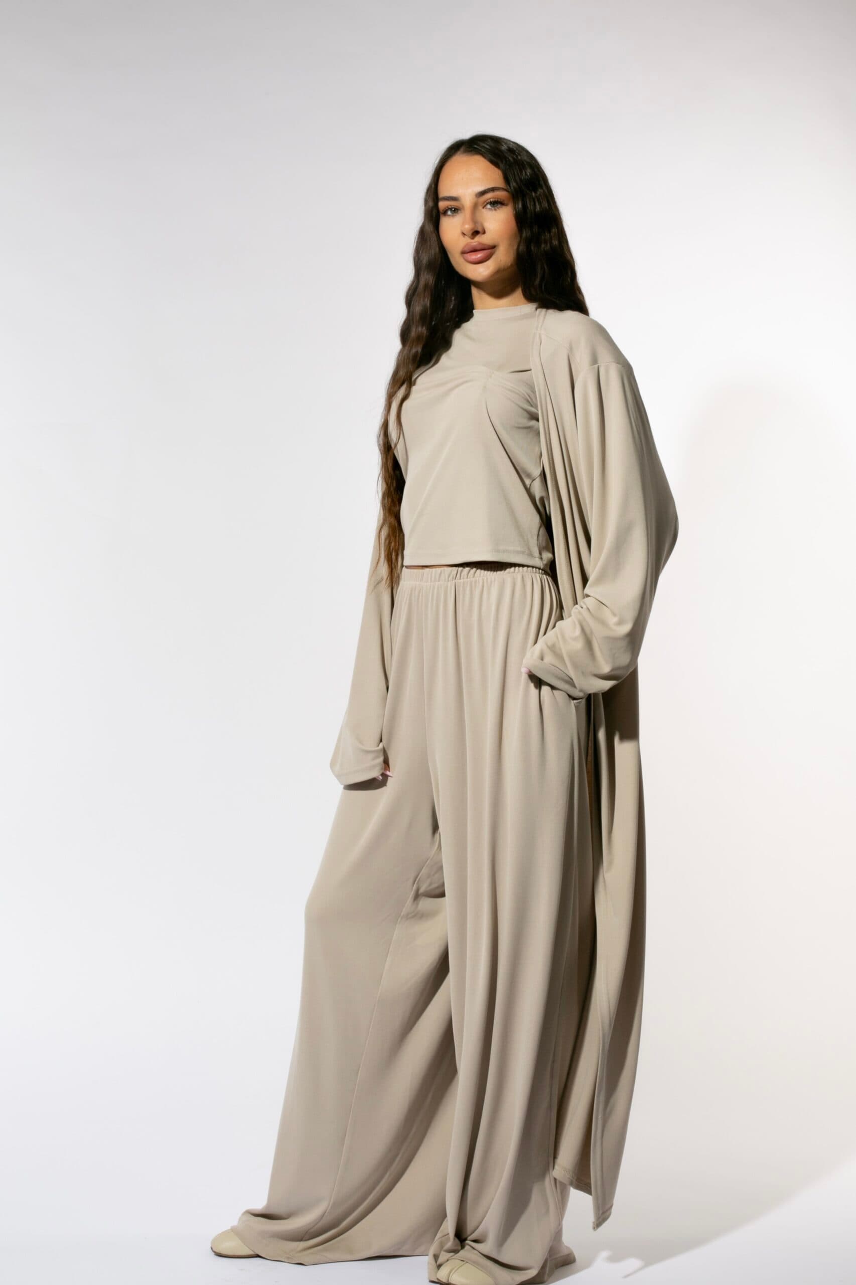 Costum Oliva 3 piese — imagine 4