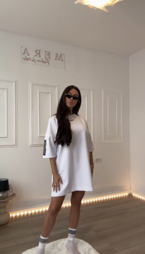 Tricou Tip Rochie Basic - imagine 2