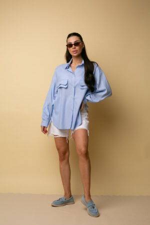 Camasa Linen Blue - imagine 3