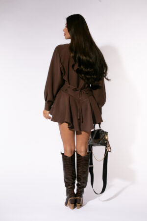 Rochie Brown Midi - imagine 4