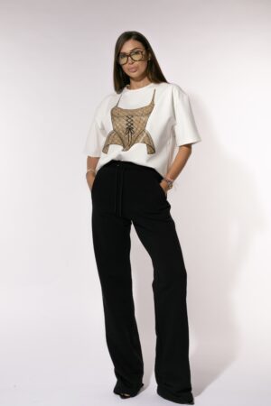 Pantalon Casual Black - imagine 4