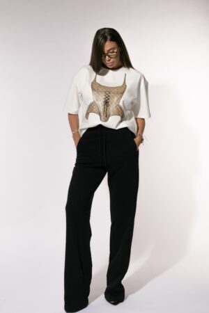 Tricou Gracey White - imagine 3